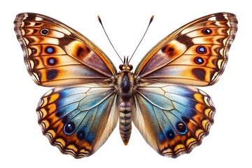 Fototapeta premium Detailed Images Of A Butterfly On A White Background Perfect For Decor. Butterfly. White. Background. Photos. Images. Art. Nature. Wings. Colorful. Wildlife. Design. Insect.