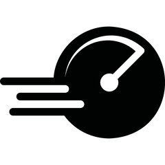 Simple vector icon speed

