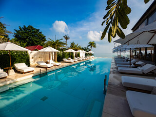 Views of Bo Phut Beach & resort in Koh Samui, Thailand