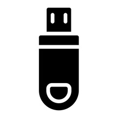 Flashdisk Solid Icon