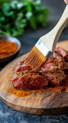 Marinated Steak Preparation: A Culinary Delight