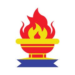 Bonser burner vector art color design