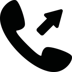 Simple vector icon handset