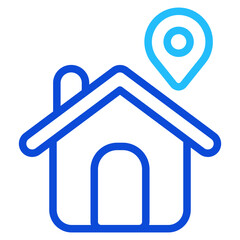 Home location Duoline Icon