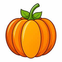 pumpkin isolated on white background