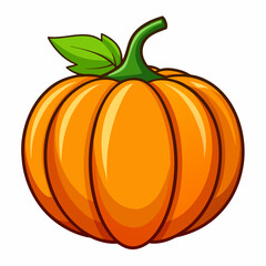 pumpkin isolated on white background