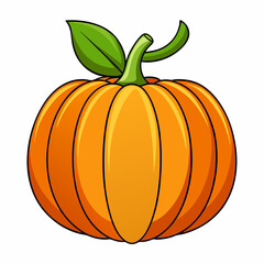 pumpkin isolated on white background