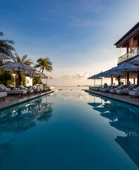 Views of Bo Phut Beach & resort in Koh Samui, Thailand