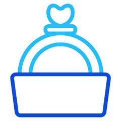 Love ring Duoline Icon