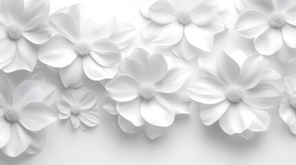 Aesthetic white flower