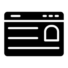 Marketing blog Solid Icon