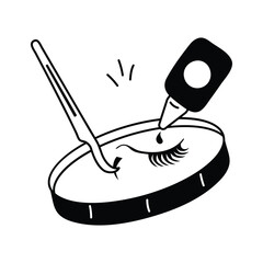 Eyelash tools symbolizing beauty routines and self care grooming