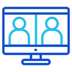 Meeting discussion Duoline Icon