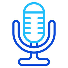 Microphone Duoline Icon