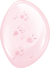 Pink serum oil drop collection