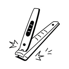 Nail cutter symbolizing hygiene, self grooming, and personal care routines