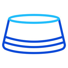 Moslem hat Duoline Icon