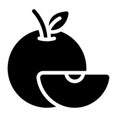 Nutritional food Solid Icon