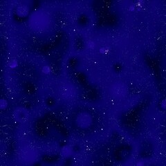 Fototapeta premium Cosmic Nebula: Deep Blue Hues 