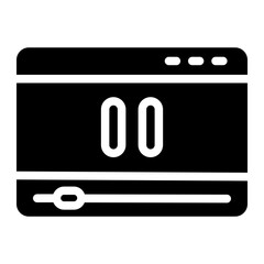 Play video Solid Icon