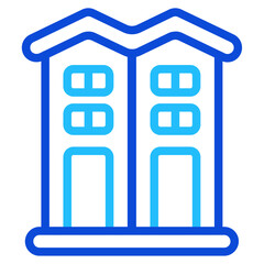 Real estate Duoline Icon