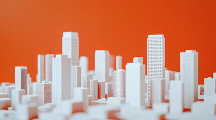 city skyline, city modeling, skyline of city, 3d model rendering, city landscape	
