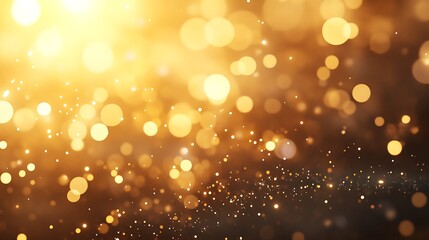 A Beautiful Background of Shimmering Lights and Soft Bokeh for Celebrations and Events