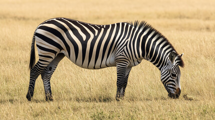 zebra in the savannah