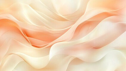 Obraz premium A very long, curvy, orange and white stripe