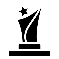 Star award Solid Icon