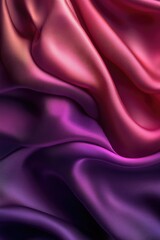 Fototapeta premium Pink and Purple Fabric Close Up