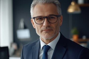 Fototapeta premium happy middle aged business man ceo