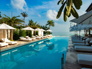 Views of Bo Phut Beach & resort in Koh Samui, Thailand