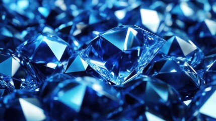 A Stunning Close-Up of Sparkling Sapphires