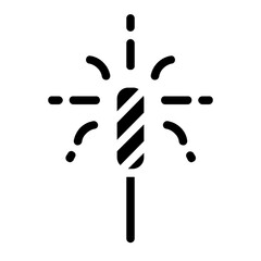 Glyph fireworks icon