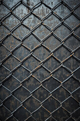 Chain Link Fence Close Up