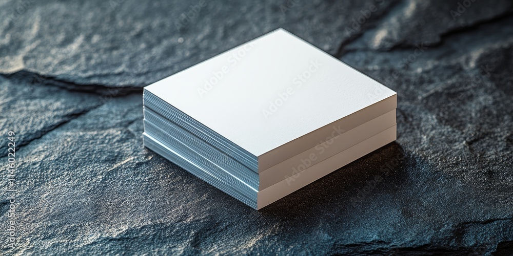 Poster empty business cards create a perfect mockup for showcasing branding identity. use these empty busin