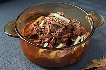 Spiced beef offal hotpot