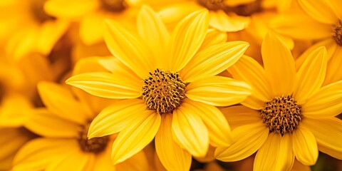 Fototapeta premium Vibrant yellow false sunflower blooms radiate beauty and charm, showcasing the stunning features of the yellow false sunflower in a captivating display of nature s artistry.