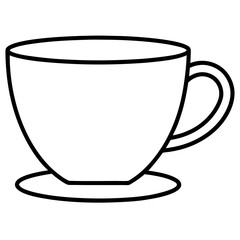 coffee cup isolated on white