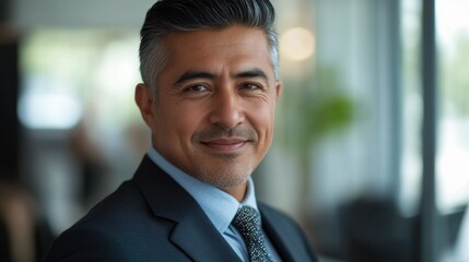 Fototapeta premium Businessman with a beard and glasses