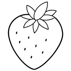 illustration of an apple with leaf