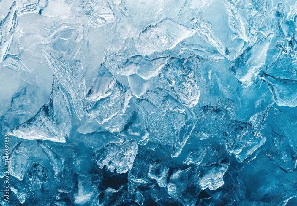 Poster abstract ice texture with frosty patterns and crystal clear background for cool visuals and artistic