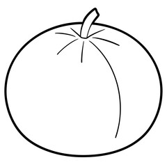 illustration of an apple with leaf