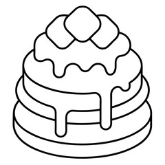 illustration of a cake