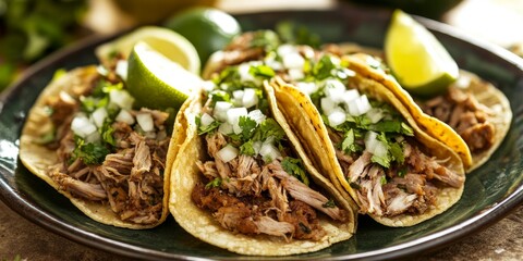 Delicious authentic Mexican barbacoa, coupled with savory carnitas and succulent chicken tacos, creates a flavorful experience that celebrates the rich tradition of authentic Mexican barbacoa.