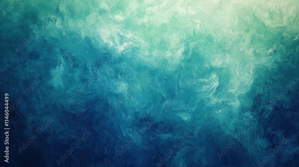 Poster a creative abstract background with soft gradients blending blues and greens