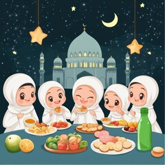 Ramadan Kids Cartoon Theme