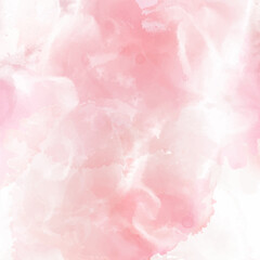 Hand painted abstract pastel pink watercolour background 