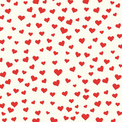 Valentines Day heart pattern design background 